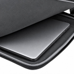 Funda para portátil de poliéster acolchada con bolsillo antirrobo 15''