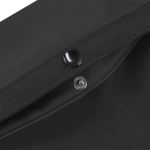 Bolso de viaje roll-top de piel sintética con cinta trolley y correa