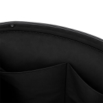 Bolso de viaje roll-top de piel sintética con cinta trolley y correa