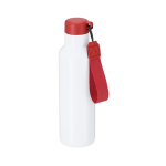 Botella de acero inoxidable reciclado ideal para sublimación 750ml color rojo primera vista