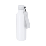 Botella de acero inoxidable reciclado ideal para sublimación 750ml color blanco primera vista