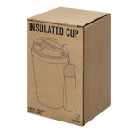 Vaso térmico reciclado con cierre hermético y asa 350ml