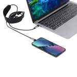 Cable cargador USB-C con masajeador y soporte móvil 100W