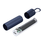Power bank de aluminio reciclado recargable y extraíble 2200mAh