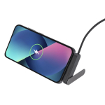 Cable cargador USB-C de plástico reciclado con soporte para móvil 60W