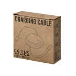 Cable cargador USB-C reciclado extensible hasta 120cm 60W