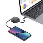 Cable cargador USB-C reciclado extensible hasta 120cm 60W