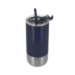 Vaso térmico de acero inoxidable reciclado con doble apertura 480ml
