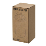 Vaso térmico de acero inoxidable reciclado con doble apertura 480ml