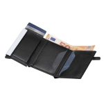 Tarjetero y billetero de piel sintética con protección RFID