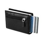 Tarjetero y billetero de piel sintética con protección RFID