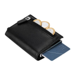 Tarjetero y billetero de piel sintética con protección RFID