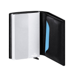 Tarjetero y billetero de piel sintética con protección RFID