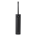 Power bank de aluminio reciclado con cable tipo C integrado 5000mAh