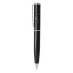 Bolígrafo giratorio de acero inoxidable con carga Parker tinta azul