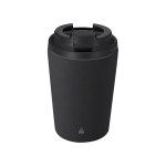 Vaso térmico de acero inoxidable reciclado con cierre hermético 350ml color negro primera vista
