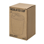 Vaso térmico de acero inoxidable reciclado con cierre hermético 350ml