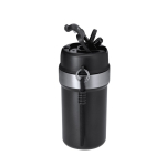Vaso térmico de acero inoxidable reciclado con asa y pajita 490ml