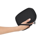 Funda organizadora de viaje en PU con cremallera y protección RFID