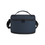 Nevera térmica en piel sintética y aluminio extensible de 8 a 10L color azul marino primera vista