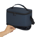 Nevera térmica en piel sintética y aluminio extensible de 8 a 10L