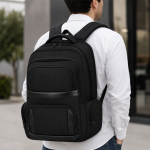 Mochila acolchada de poliéster y PU con espacio para portátil 15'' 27L
