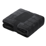 Manta de poliéster coral de cuadros con reverso extrasuave 300g/m²