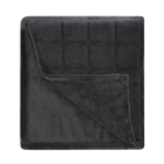 Manta de poliéster coral de cuadros con reverso extrasuave 300g/m²