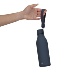 Botella térmica de acero inoxidable reciclado, acabado gomoso 480ml