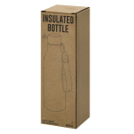 Botella térmica de acero inoxidable reciclado, acabado gomoso 480ml