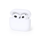 Auriculares inalámbricos 5.3 reciclados con control táctil 300mAh color blanco primera vista