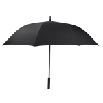 Paraguas automático de poliéster pongee antiviento con funda Ø130 color negro primera vista
