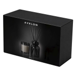 Set aromático en cristal con difusor de 120ml y vela perfumada