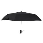 Paraguas plegable de poliéster pongee automático y antiviento Ø96 color negro primera vista