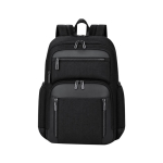 Mochila de poliéster para portátil con múltiples compartimentos 15'' color negro primera vista