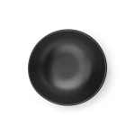 Cuenco de cerámica con acabado mate con un diseño limpio 650ml color negro segunda vista