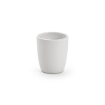 Taza para café espresso hecha de cerámica con acabado mate 80ml color blanco