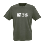 Camiseta unisex de algodón orgánico con cuello de canalé 140 g/m2 vista principal
