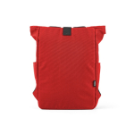 Mochila con cierre enrollable de plástico reciclado para PC 15,6'' color rojo segunda vista