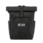 Mochila con cierre enrollable de plástico reciclado para PC 15,6'' vista principal