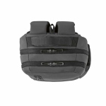 Mochila de plástico reciclado resistente al agua ideal para PC de 17'' color gris oscuro quinta vista