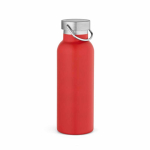 Botella térmica de acero inoxidable reciclado con acabado mate 530ml color rojo