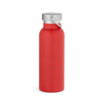 Botella térmica de acero inoxidable reciclado con acabado mate 530ml color rojo segunda vista