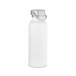 Botella térmica de acero inoxidable reciclado con acabado mate 530ml color blanco
