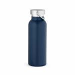 Botella térmica de acero inoxidable reciclado con acabado mate 530ml color azul marino segunda vista