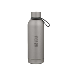 Botella térmica de acero inox reciclado con asa de silicona 490ml vista principal