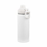 Botella térmica de acero inoxidable reciclado con tapa doble 500ml color blanco