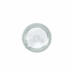 Botella de vidrio cilíndrica con cuello estrecho y tapa plateada 760ml color transparente cuarta vista