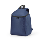 Mochila isotérmica de poliéster reciclado y doble cremallera 12L color azul marino