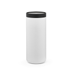 Vaso de viaje de acero inoxidable reciclado con doble pared 500ml color blanco